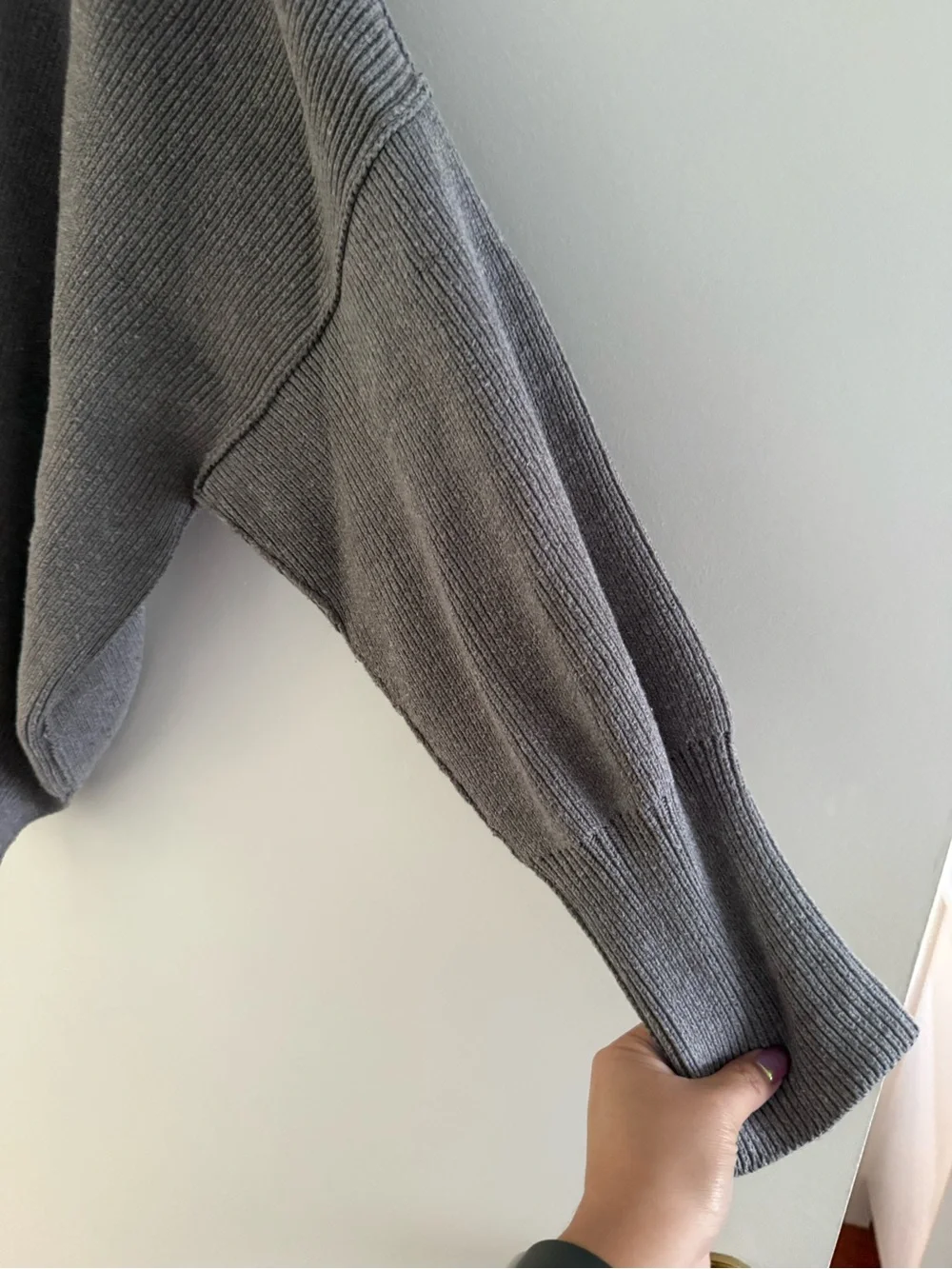 Free People Easy Street Tunic Sweater Grey